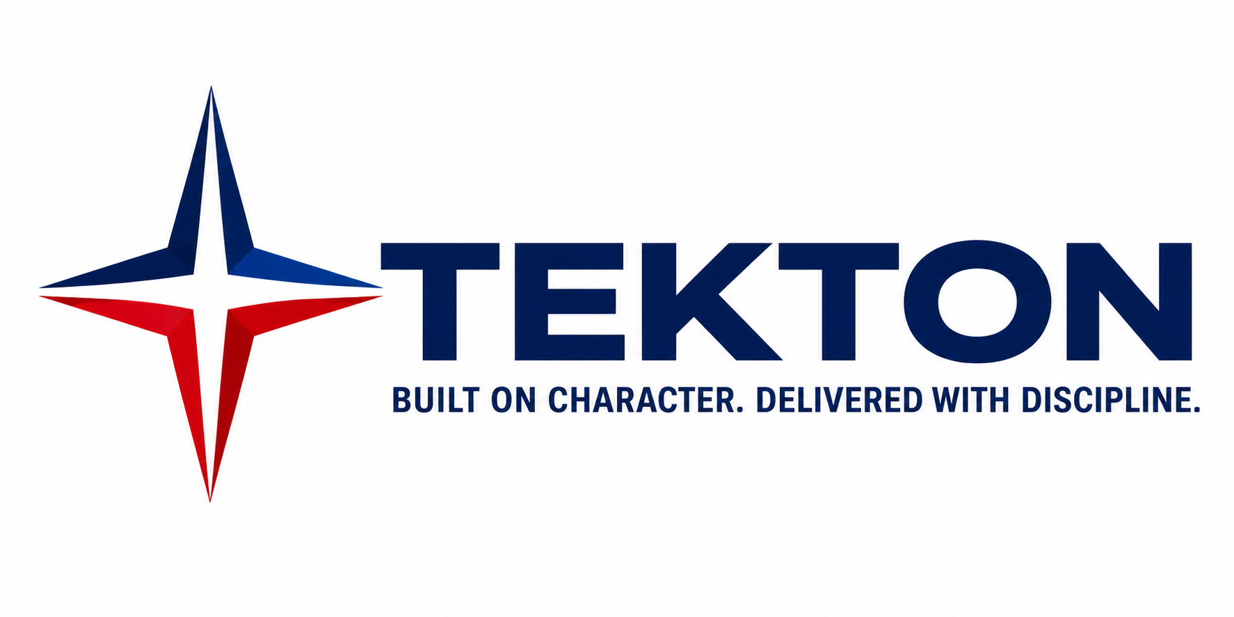 Tekton. Built on character, delivered with discipline.